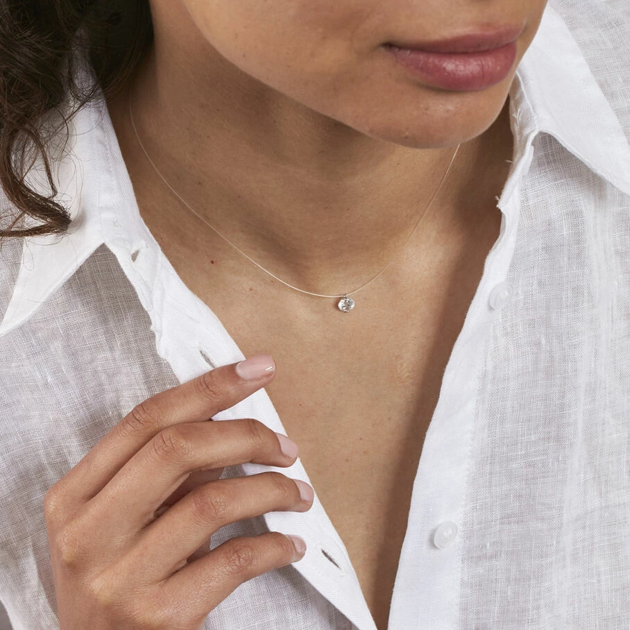 Collier Ras Du Cou FILMAGIQ - Cristal / Argenté – Image 2